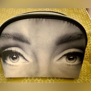 Adele - Black & White Eye Print Cosmetic Pouch - NEW- Never used - L.A concert